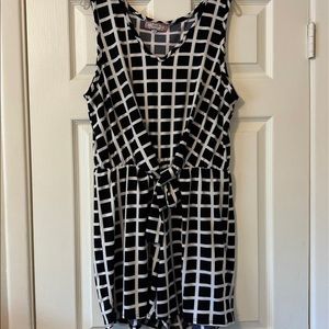 Black and White Romper